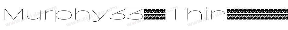 Murphy33-Thin字体转换