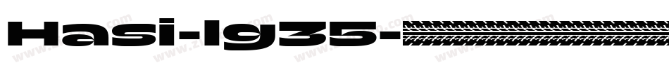 Hasi-lg35字体转换
