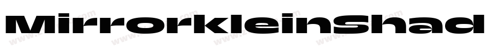 MirrorkleinShadows-aa35字体转换