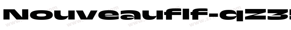 Nouveauflf-qZ35字体转换