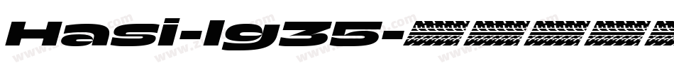 Hasi-lg35字体转换