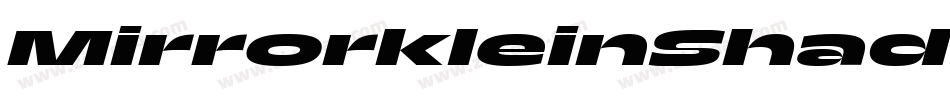 MirrorkleinShadows-aa35字体转换