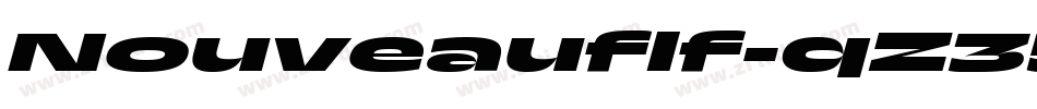 Nouveauflf-qZ35字体转换