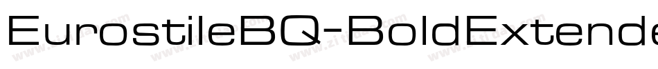EurostileBQ-BoldExtended字体转换