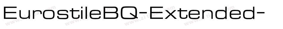 EurostileBQ-Extended字体转换