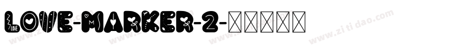 Love-Marker-2字体转换