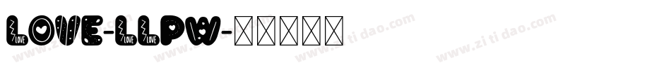 Love-llpw字体转换