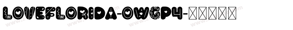 LoveFlorida-owgp4字体转换