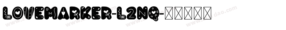 LoveMarker-l2nq字体转换