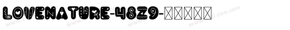 LoveNature-48z9字体转换