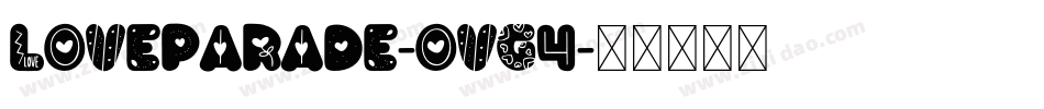 LoveParade-ovG4字体转换