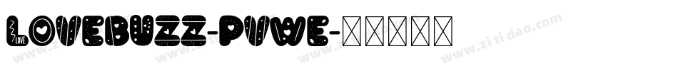 Lovebuzz-PvwE字体转换