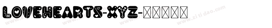 Lovehearts-XYZ字体转换