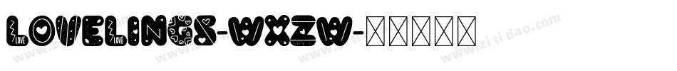 Lovelings-wXzw字体转换