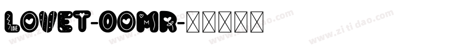 Lovet-0oMR字体转换