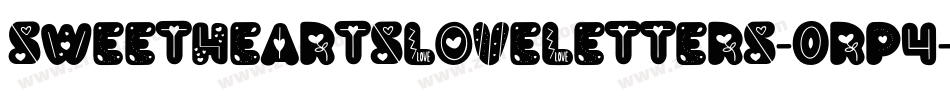 SweetheartsLoveLetters-0rp4字体转换