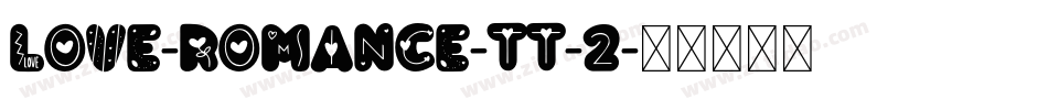 love-romance-tt-2字体转换