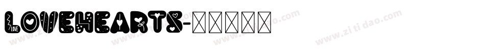 lovehearts字体转换