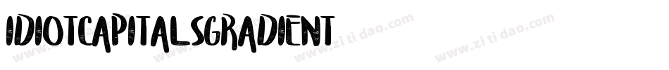 IdiotCapitalsGradient字体转换