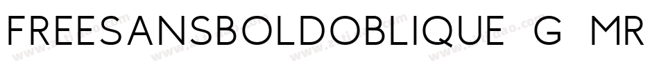 FreeSansBoldOblique-g9mR字体转换