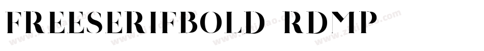 FreeSerifBold-rdMp字体转换