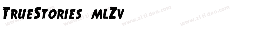 TrueStories-mlZv字体转换