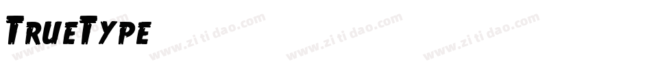 TrueType字体字体转换