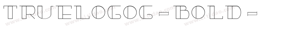 TrueLogoG-Bold字体转换