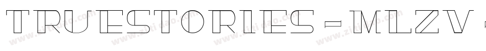 TrueStories-mlZv字体转换