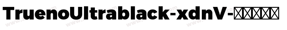 TruenoUltrablack-xdnV字体转换