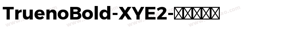 TruenoBold-XYE2字体转换