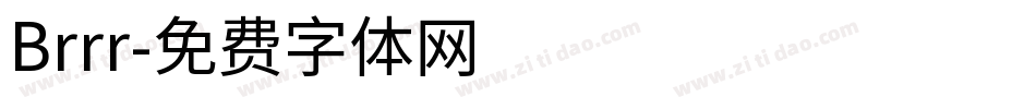 Brrr字体转换