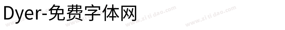 Dyer字体转换