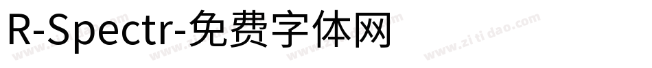 R-Spectr字体转换