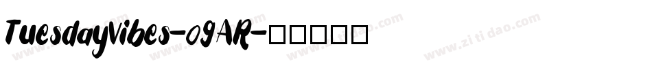 TuesdayVibes-09AR字体转换