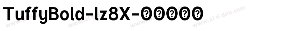 TuffyBold-lz8X字体转换