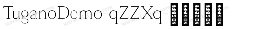 TuganoDemo-qZZXq字体转换
