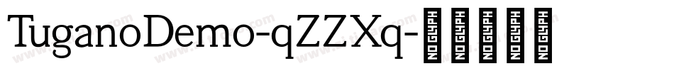TuganoDemo-qZZXq字体转换