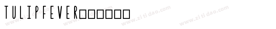 TulipFever字体转换