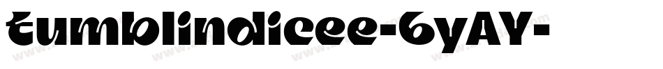 Tumblindicee-6yAY字体转换