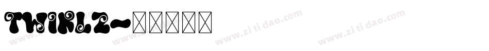TWIRLZ字体转换