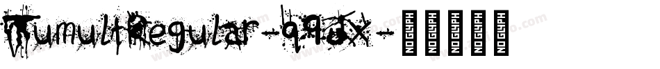 TumultRegular-q9Jx字体转换