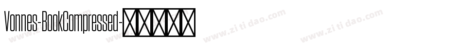 Vonnes-BookCompressed字体转换