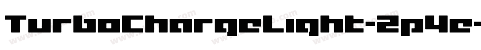 TurboChargeLight-2p4e字体转换
