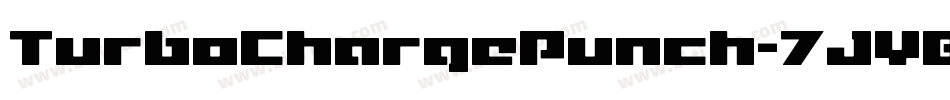 TurboChargePunch-7JYB字体转换