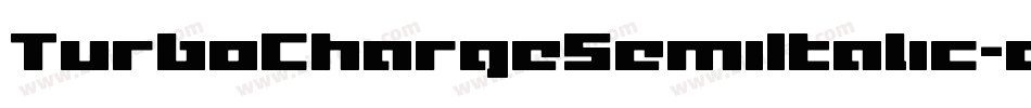 TurboChargeSemiItalic-dR3x字体转换