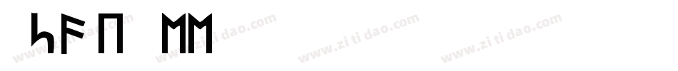 TurkishHollow字体转换