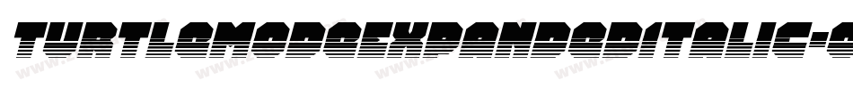 TurtleModeExpandedItalic-owX6V字体转换