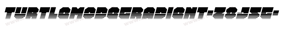 TurtleModeGradient-z8J5G字体转换