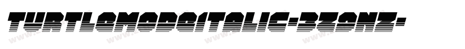 TurtleModeItalic-3z9nZ字体转换